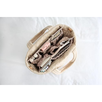 ToteSavvy Organizer - 11 Pocket Insert for Stylish Bags