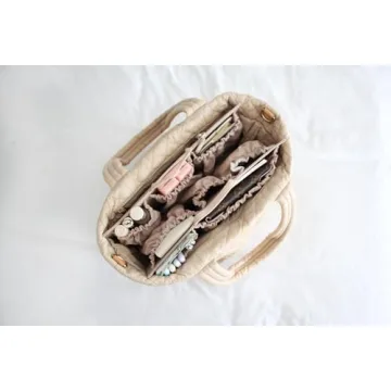 ToteSavvy Organizer - 11 Pocket Insert for Stylish Bags