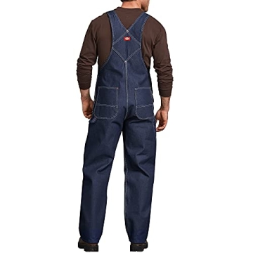 Dickies Men's Indigo Rigid Bib Overalls, 30W x 30L
