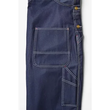 Dickies Men's Indigo Rigid Bib Overalls, 30W x 30L
