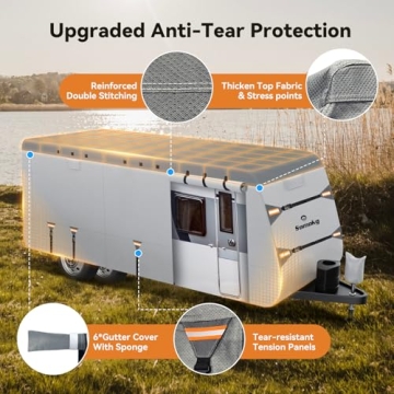 Heavy Duty 7 Layers RV Cover 30-33 FT - Upgraded Protection