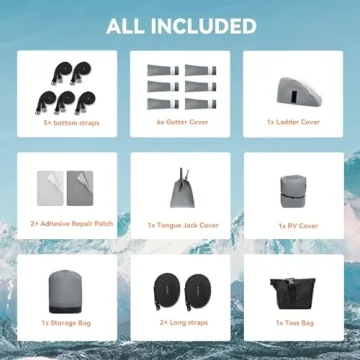 Heavy Duty 7 Layers RV Cover 30-33 FT - Upgraded Protection