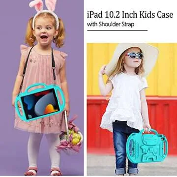 LTROP New iPad 9th Generation Case 2021, iPad 8th/7th Generation Case, iPad 10.2 Case for Kids, Shoc...