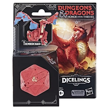 Transforming D&D Dicelings Red Dragon Dice - Fun Collectible
