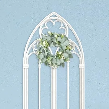 IRONLAND 12" Eucalyptus Wreath for All Seasons