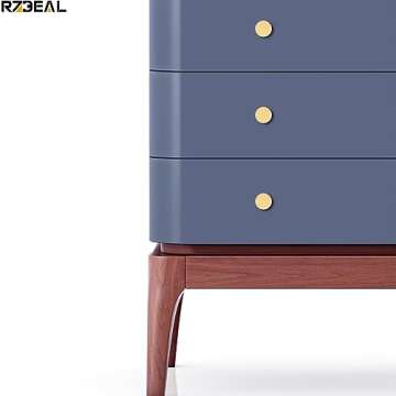 RZDEAL 4pcs Solid Brass Cabinet Knobs Pulls Cabinet Drawer Dresser Gold Knobs Modern Handles Knobs(1"x1"/25mmx25mm),Brushed Brass Finish