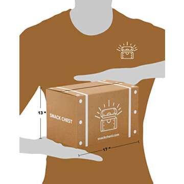 Snack Chest Care Package (120 Count) Variety Snacks Gift Box - College Students, Military, Work or Home - Over 9 Pounds of Chips, Cookies, & Snacks!