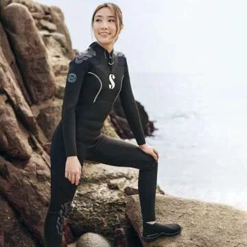 SCUBAPRO Delta 3mm Short Diving Boot for Comfort and Grip