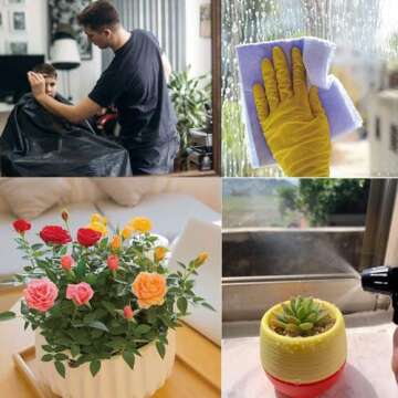 Avenoir Mister Spray Bottle, 250ml Adjustable Spray Storage Container for Hair, Plant and Home Clean...