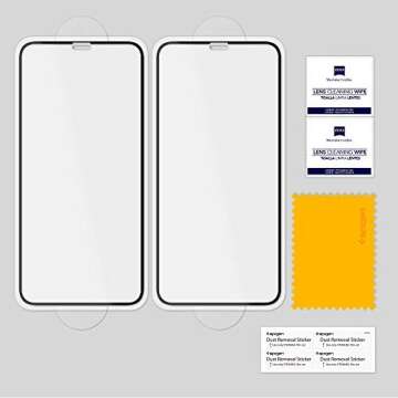 Spigen Tempered Glass Screen Protector [GlasTR AlignMaster] Designed for iPhone XS (2018) / iPhone X (2017) [2 Pack] - Edge to Edge Protection