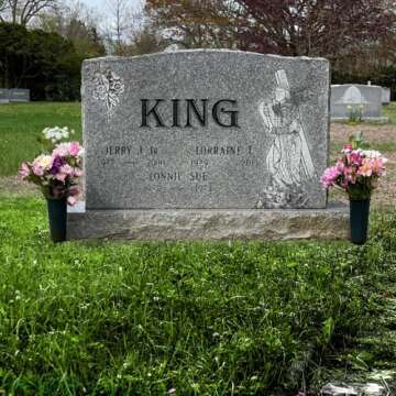 Evelots Cemetery Vases for Graves - Set of 6 Flower Cone Vases - New Sturdy Galvanized Steel Stakes ...