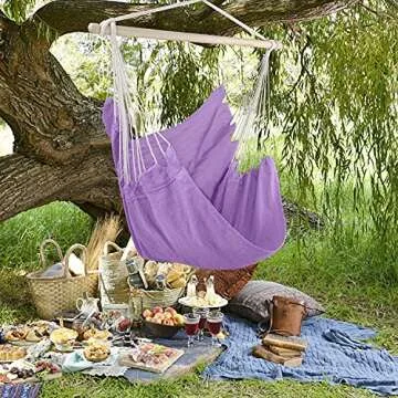Dekool Hammock Chair with Max 330 lb Capacity for Comfort