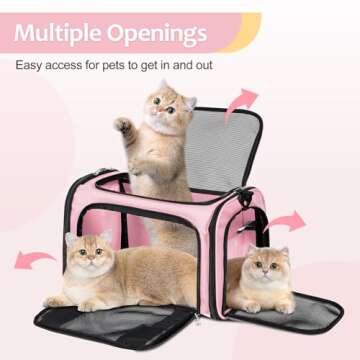 Discala Airline Approved Cat Dog Carrier for Travel