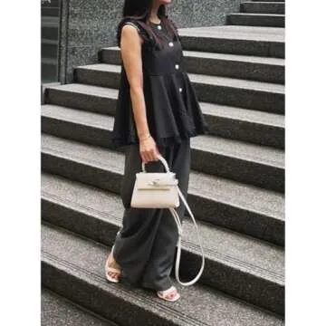 JW PEI Women's Elise Top Handle Bag - Stylish Vegan Leather