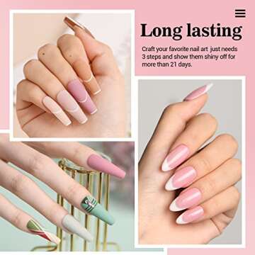 20 Colors Dip Powder Nail Kit Starter, AZUREBEAUTY Nude Sparkle Glitter Dipping Powder System Essential Liquid Set with Base & Top Coat/Brush Saver for French Nails Art Manicure DIY Salon