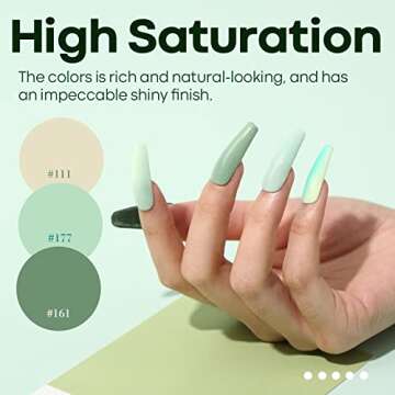 20 Colors Dip Powder Nail Kit Starter, AZUREBEAUTY Nude Sparkle Glitter Dipping Powder System Essential Liquid Set with Base & Top Coat/Brush Saver for French Nails Art Manicure DIY Salon