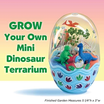 Dinosaur Craft Mini Terrarium Kit for Kids Ages 6-8