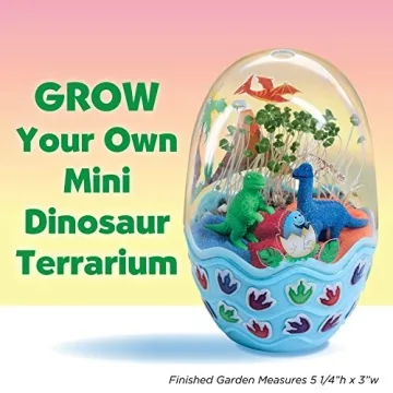 Dinosaur Craft Mini Terrarium Kit for Kids Ages 6-8