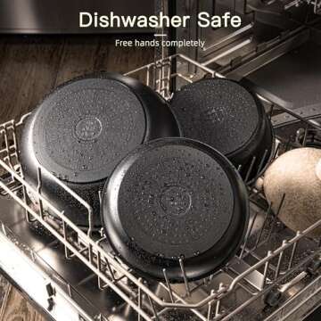 Astercook 21 Pcs Nonstick Pots and Pans Set Cooking Set