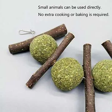 Natural Chew Toys for Rabbits Promoting Dental Health