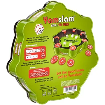 Yamslam Family Dice Game for Kids and Adults - 1-4 Players