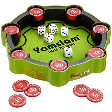 Yamslam Family Dice Game for Kids and Adults - 1-4 Players