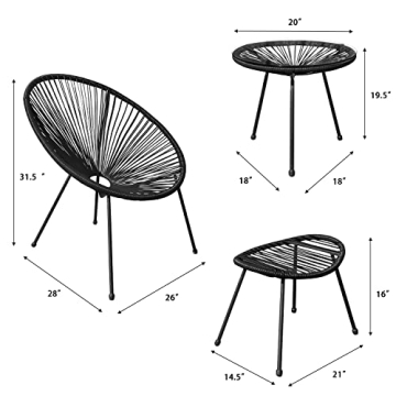 Devoko Acapulco Modern Outdoor Furniture Set for All
