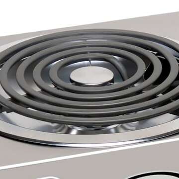 Cadco - CSR3T - Single Hi-Power Stainless Steel electric Hot Plate