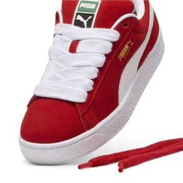 PUMA Men's Suede XL Sneaker, for All Time Red White, 8