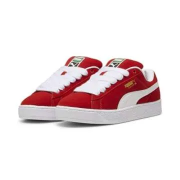 PUMA Men's Suede XL Sneaker, for All Time Red White, 8