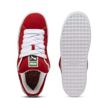 PUMA Men's Suede XL Sneaker, for All Time Red White, 8