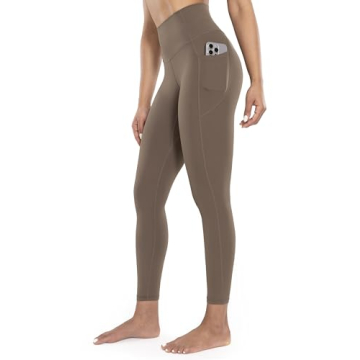 ENERBLOOM Women's High Waist Workout Leggings with Pockets