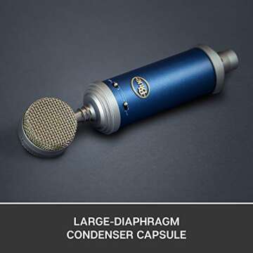 Blue Microphone Bluebird SL XLRCardioid Condenser Microphone for Recording, Streaming, Podcasting, G...