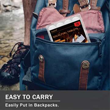 Godora 16 PCS Wax Block, Energy Firelighters, Safe & Fast, for BBQ, Wood Burner, Log, Grill, Campfire, Multi-Fuel Stove