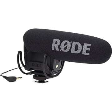 Rode VideoMicPro Compact Directional On-Camera Microphone with Rycote Lyre Shockmount & Rode DDC-GO DeadCat Go Artificial Fur Microphone Wind Shield for VideoMic GO