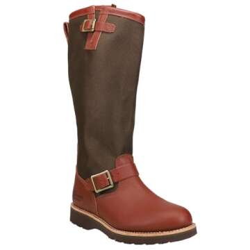 Chippewa Footwear Women's Sunjo 15" Brown Vipercloth Snake Boot Brown 9