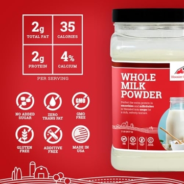 Hoosier Hill Farm Whole Milk Powder - Pure Creamy Goodness