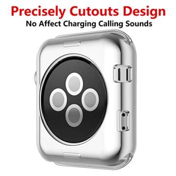 HANKN Shiny TPU Case for Apple Watch Series 9 8 7 41mm