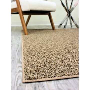 KOECKRITZ Frieze Area Rug Bronzite – Soft 1/2" Thick 25 oz Solution-Dyed Polyester Carpet, Custom Sizes for Living Room, Bedroom, or Office | 10'x12'