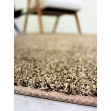 KOECKRITZ Frieze Area Rug Bronzite – Soft 1/2" Thick 25 oz Solution-Dyed Polyester Carpet, Custom Sizes for Living Room, Bedroom, or Office | 10'x12'