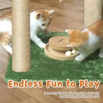 Fantasreen Cat Scratching Post - Durable, Interactive, and Cozy