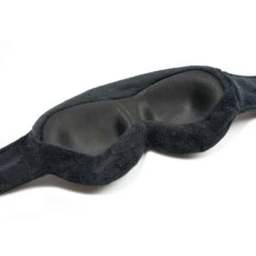 Cabeau Midnight Magic Sleep Mask – Adjust Padded Nose Strip to Block or Blackout Light - for Home and Travel - Soft Plush Fabric – Eye Liners Keep Fabric Away from Eyelids - Memory Foam Earplugs