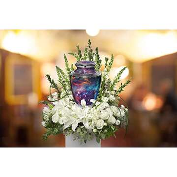 Large Galaxy Urn with Four Matching Keepsakes