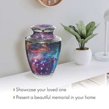 Large Galaxy Urn with Four Matching Keepsakes