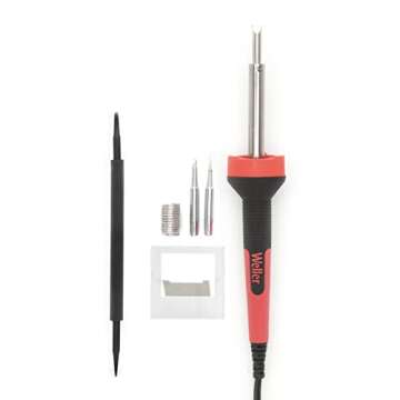 Weller SP40NKUS 40-Watts Soldering Iron Kit Red/Black, 5 piece