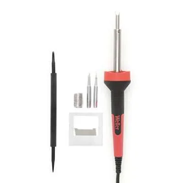 Weller SP40NKUS 40-Watts Soldering Iron Kit Red/Black, 5 piece