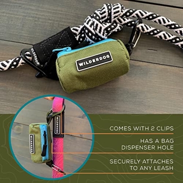 Wilderdog Dog Poop Bag Holder - Eco-Friendly and Durable