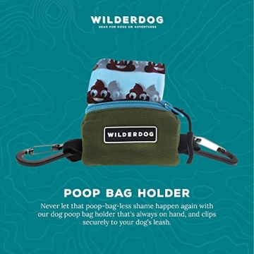 Wilderdog Dog Poop Bag Holder - Eco-Friendly and Durable
