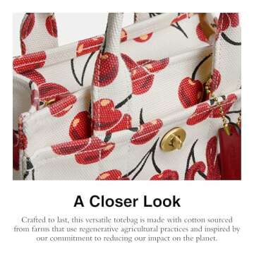 Coach Cargo Tote 20, Chalk Multi