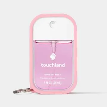 Touchland Hand Sanitizer Mist Case TRIO SET (White, Pink, Black), Protective and Stylish Hand Saniti...